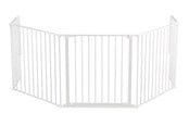 Babyutstyr - BabyDan Flex XL sikkerhetsgrind, hvit, 223-278 cm - 500993