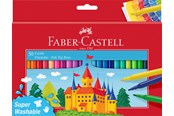 Skrive- & Tegneverktøy - Faber-Castell Fibre-tip pen Castle Cardboardbox 50pc. - 554204
