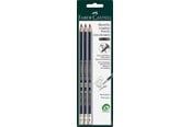 Skrive- & Tegneverktøy - Faber-Castell Goldaber with G-tip Pack of 3 - 116896