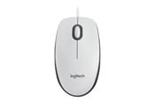 Mus - Logitech M100 Optical Mouse - White - Mus - Optisk - 3 knapper - Hvit - 910-006764