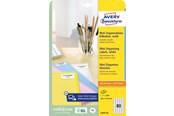 Papir, Fotopapir & Etiketter - Avery Minietiketter , Til organisering, 35,6 x 16,9 mm, Alle skrivertyper - L7632-25