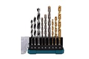 Bormaskin & Bits - Makita D-71962 9 Piece Drill Bit Set - D-71962