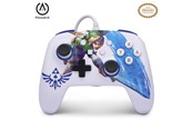 Spill - Tilbehør - PowerA Enhanced Wired Controller for Nintendo Switch - Zelda Master Sword Attack - Wired Controller - Nintendo Switch - 1526548-01