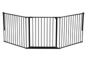 Babyutstyr - BabyDan Flex L sikkerhetsgrind, svart, 146-223 cm - 500989