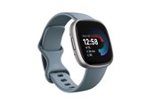 Smartklokke, Smartwatch & Sportsklokke - Fitbit Versa 4 Waterfall Blue/Platinum - FB523SRAG