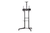 Veggmontering, AV-braketter & AV-møbler - Neomounts FL50-550BL1 - cart - for flat panel / AV System / camera - black - Max 50 kg - recommended for 70" - FL50-550BL1