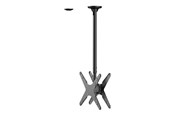 Veggmontering, AV-braketter & AV-møbler - Neomounts - mounting kit - full-motion - for 2 flat panels - black - Max 100 kg - recommended for 75" - FPMA-C340DBLACK