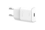 Mobil - Adaptere og ladere - Puro Wall charger USB-C 20W - White - PWFCMTCUSBC20WWHI
