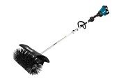 Rengjøring - Makita 199318-5 sweeping brush attachment - for stubborn dirt leaves - 199318-5