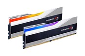 RAM - G.Skill Trident Z5 RGB DDR5-6000 - 32GB - CL32 - Dual Channel (2 pcs) - Intel XMP - Sølv med RGB - F5-6000J3238F16GX2-TZ5RS