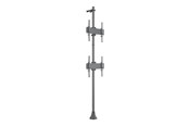 Veggmontering, AV-braketter & AV-møbler - Multibrackets M Pro Series - stand - for 2 LCD displays - black - Max 60 kg - recommended for 65" - 7350105214158