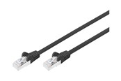 Nettverkskabel - DIGITUS patch cable - 10 m - black - Svart - 10m - DB-160144-100-S