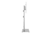 Veggmontering, AV-braketter & AV-møbler - Multibrackets M Public Display Stand 145 HD Single Silver w. Floorbase - Max 60 kg - recommended for 85" - 7350105210877
