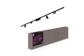 Smarthus - Philips Hue Perifo Ceiling Set - 4 Cylinder Spots - Black - 929003117301