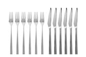 Servering & Servise - Gense Steak cutlery Fuga 12 pcs Matt/White steel - 23828
