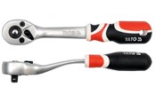 Verktøy - Yato YT-0730 QUICK RELEASE CURVED RATCHET HANDLE 1/4'' - YT-0730