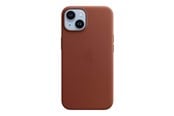 Mobil - Deksel og etui - Apple iPhone 14 Leather Case with MagSafe - Umber - MPP73ZM/A