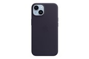 Mobil - Deksel og etui - Apple iPhone 14 Leather Case with MagSafe - Ink - MPP63ZM/A