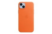 Mobil - Deksel og etui - Apple iPhone 14 Plus Leather Case with MagSafe - Orange - MPPF3ZM/A