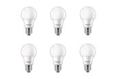 LED-lyspære - Philips LED-lyspære Standard 4.9W/827 (40W) Frosted 6-pack E27 - 929003540256