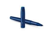 Skrive- & Tegneverktøy - Parker IM Monochrome Rollerball Pen | Blue Finish and Trims | Fine Point with Black Ink | Gift Box - 2172965