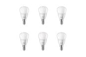 LED-lyspære - Philips LED-lyspære P45 4.9W/827 (40W) 6-pack E14 - 929003546596