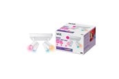 Smarthus - WiZ Imageo 4x Justerbar Smart Spot med Firkantet Plate, Dimbar LED, Justerbar Hvit og Farge - 929003211201