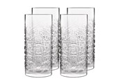 Servering & Servise - Luigi Bormioli Ølglas/longdrinkglas Mixology textures 48 cl 4 stk - 17366