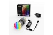 Smarthus - Twinkly Curtain - 210 App-styrte 210 RGB + varmhvite lysdioder, 1,5 x 2,1 m, klar ledning - TWW210SPP-TEU