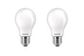 LED-lyspære - Philips LED-lyspære Classic 7W/827 (60W) 2-pack E27 - 929001243092