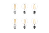 LED-lyspære - Philips LED-lyspære Classic 7W/827 (60W) Clear 6-pack E27 - 929001815096