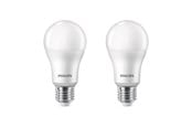 LED-lyspære - Philips LED-lyspære Standard 13W/840 (100W) frosted 2-pack E27 - 929002306992
