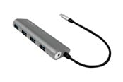 USB-hub - LogiLink USB-C 3.1 hub 4 port USB-hub - USB 3.2 - 4 porter - Grå - UA0309
