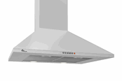 Avtrekksvifter - THERMEX Decor 942, 700 mm, With motor, White - 527.41.3171.2