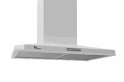 Avtrekksvifter - THERMEX Decor 787 Wall, 700 mm, With motor, White - 527.41.7871.2