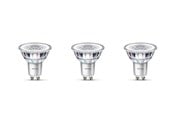 LED-lyspære - Philips LED-lyspære Classic 3.5W/827 (35W) 36° 3-pack GU10 - 929001217893