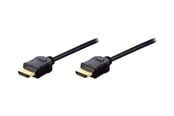 Skjermkabel - DIGITUS HDMI cable with Ethernet - 1 m - AK-330107-010-s