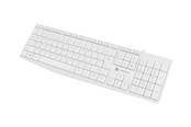 Tastatur - Natec Nautilus - keyboard - QWERTY - US - white - Tastatur - Engelsk (USA) - Hvit - NKL-1951
