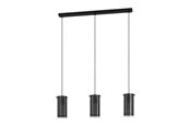 Lamper - EGLO PINTO TEXTIL 1 long table pendant 3L E27 black/clear/cut-out - 900342