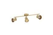 Lamper - EGLO SERAS spot GU10 3x240lm brushed brass - 900172