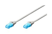 Nettverkskabel - DIGITUS patch cable - 1 m - white - Hvit - 1m - DK-1511-010/WH