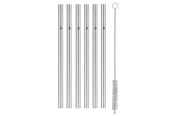 Kjøkkentilbehør - WMF Baric straw 6 pcs. 18 cm w. brush - 0608976040