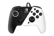 Spill - Tilbehør - PDP Nintendo Switch Faceoff Deluxe Controller + Audio Wired - Black & White - Wired Tilbehør til spillkonsoll - Nintendo Switch - 0708056068769