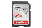 Minnekort - SANDISK Ultra SD - 140MB/s - 64GB - SDSDUNB-064G-GN6IN