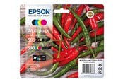Printertilbehør blekk/toner - Epson 503 XL Multipack - 4-pack - XL - black yellow cyan magenta - original - ink cartridge - C13T09R94020