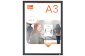 Konferanse & Presentasjon - Nobo Impression Pro A3 Poster Frame with Graphite Grey Clip Frame - 1915581