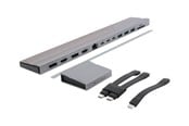 Dokkingstasjon - Targus HyperDrive - docking station - USB-C x 2 - 3 x HDMI 3 x DP - GigE - HD156
