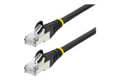 Nettverkskabel - StarTech.com 2m CAT6a Ethernet Cable - 2 m - black - Svart - 2m - NLBK-2M-CAT6A-PATCH