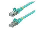 Nettverkskabel - StarTech.com 1.5m CAT6a Ethernet Cable - 1.5 m - aqua - Blå - 1m - NLAQ-150-CAT6A-PATCH