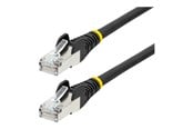 Nettverkskabel - StarTech.com 50cm CAT6a Ethernet Cable - 50 cm - black - Svart - 0.5m - NLBK-50C-CAT6A-PATCH